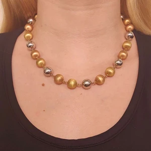 Colar Ouro 18K Três Cores