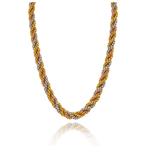 Colar Ouro 18K Três Cores