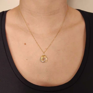 Colar Ouro 18K Três Cores Colar Ouro 18K Três Cores