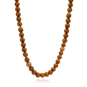 Colar Ouro 18K e Pérolas