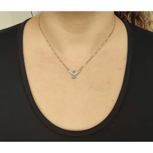 Colar Ouro Branco 18K