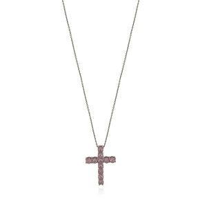 Colar Ouro Branco 18k E Diamantes