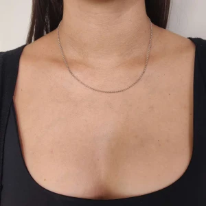 Colar Ouro Branco
