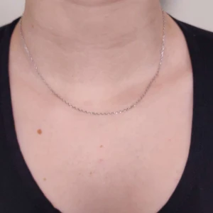 Colar Ouro Branco