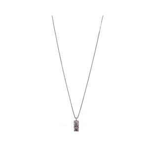 Colar Ouro Branco E Diamantes