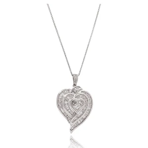 Colar Ouro Branco E Diamantes