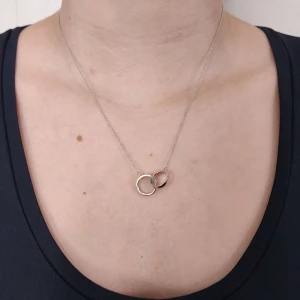 Colar Ouro Branco E Diamantes Colar Ouro Branco E Diamantes