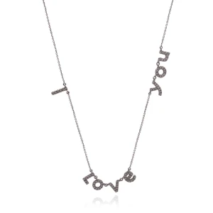 Colar Ouro Branco E Diamantes