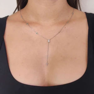 Colar Ouro Branco, Esmeraldas E Diamantes