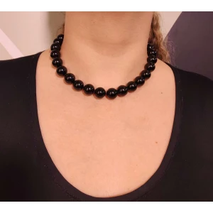 Colar Ouro Duas Cores E Onix