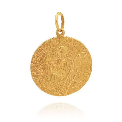 Medalha São Bento Ouro 18K