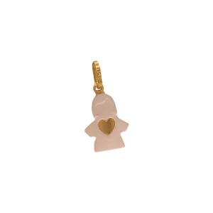 Pingente Madrepérola E Detalhes Em Ouro 18K