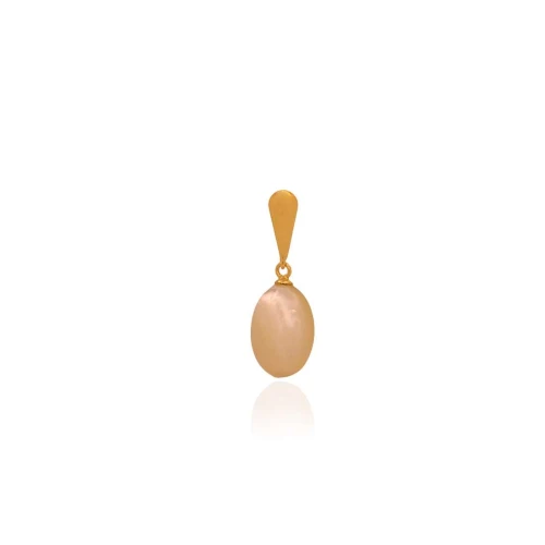 Pingente Madrepérola E Passador Ouro 18K