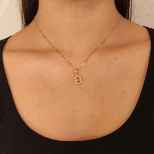 Pingente Ouro 18K, Citrino E Diamantes Pingente Ouro 18K, Citrino E Diamantes
