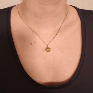Pingente Ouro 18K Duas Cores