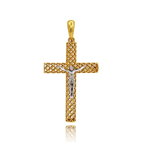 Pingente Ouro 18K Duas Cores