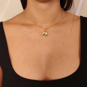 Pingente Ouro 18K Duas Cores