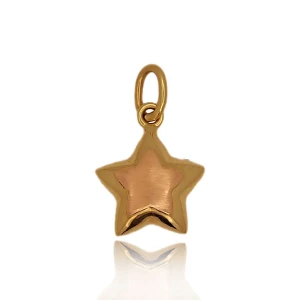 Pingente Ouro 18K Duas Cores