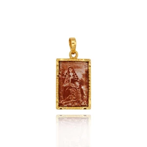 Pingente Ouro 18K E Cerâmica Pingente Ouro 18K E Cerâmica