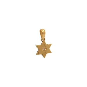 Pingente Ouro 18K E Diamante