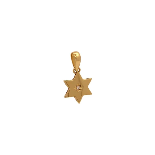 Pingente Ouro 18K E Diamante