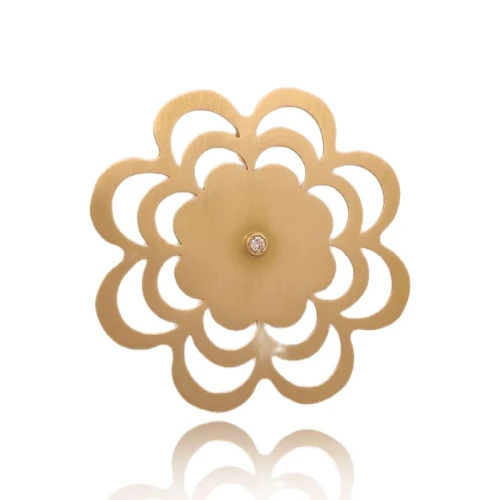 Pingente Ouro 18K E Diamante