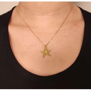 Pingente Ouro 18K E Diamante