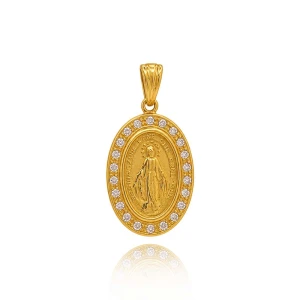 Pingente Ouro 18K E Diamantes