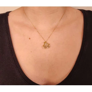 Pingente Ouro 18K E Diamantes