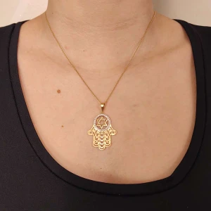 Pingente Ouro 18K E Diamantes