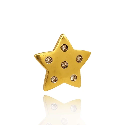 Pingente Ouro 18K E Diamantes