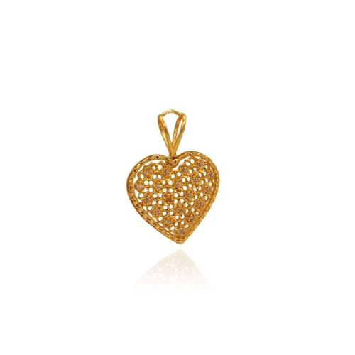 Pingente Ouro 18K E Diamantes