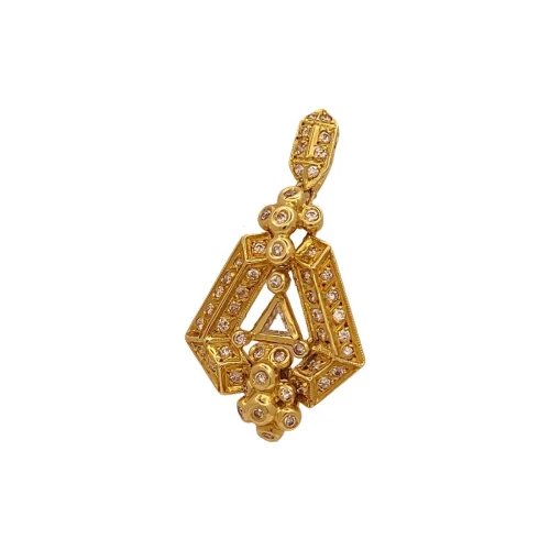 Pingente Ouro 18K E Diamantes