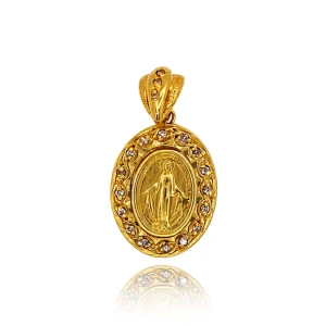 Pingente Ouro 18K E Diamantes