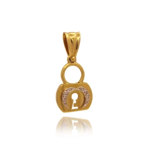 Pingente Ouro 18K E Diamantes