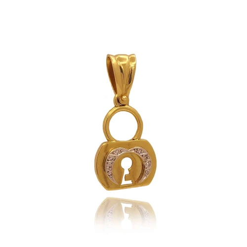 Pingente Ouro 18K E Diamantes