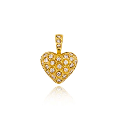 Pingente Ouro 18K E Diamantes