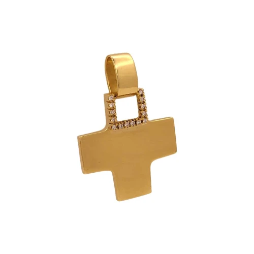 Pingente Ouro 18K E Diamantes