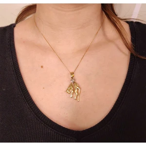 Pingente Ouro 18K E Diamantes