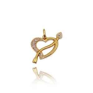 Pingente Ouro 18K E Diamantes