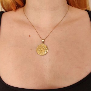 Pingente Ouro 18K E Diamantes