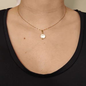 Pingente Ouro 18K E Madrepérola