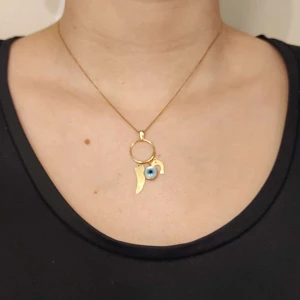 Pingente Ouro 18K E Madrepérolas