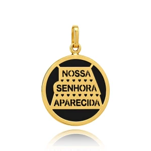 Pingente Ouro 18K E Onix