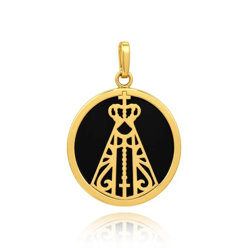 Pingente Ouro 18K E Onix