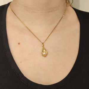 Pingente Ouro 18K E Pérola