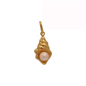 Pingente Ouro 18K E Pérola