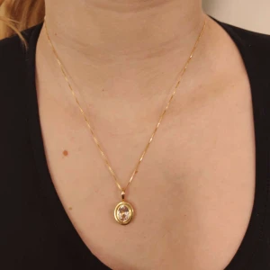 Pingente Ouro 18K E Quartzo