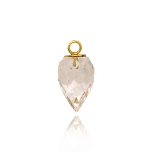 Pingente Ouro 18K E Quartzo