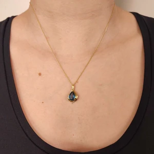 Pingente Ouro 18K E Topázio